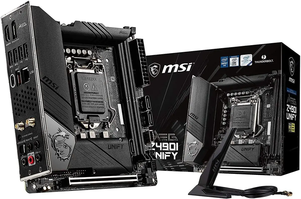 Msi Meg Z490i Unify Gaming Motherboard 1