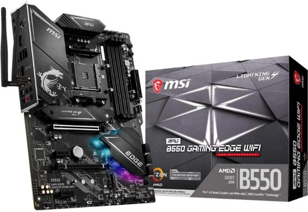 Msi Mpg B550 Gaming Edge Wifi Gaming Motherboard 1