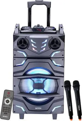 Intex Multimedia Speaker T-300 Tufb (Dual) 42 W Bluetooth Party Speaker  (Black, Stereo Channel) 1