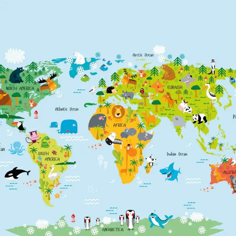 Origin Whole Wide World Wall Mural 1