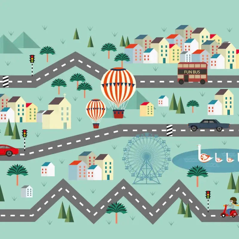 Origin Mini Adventure Wall Mural Multi 1