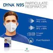 Face Mask N95 Respirator - Dyna 1