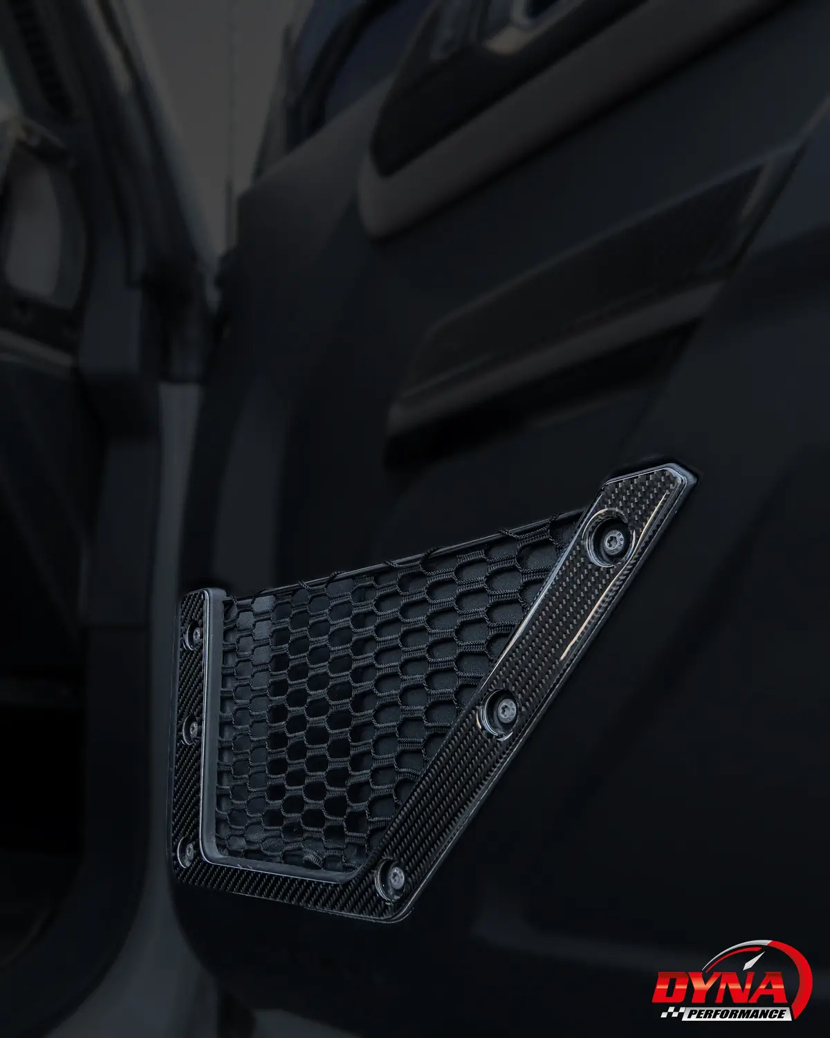 Dynacarbon™️ Carbon Door Net Compartments For Ford Bronco 2021-2024 1