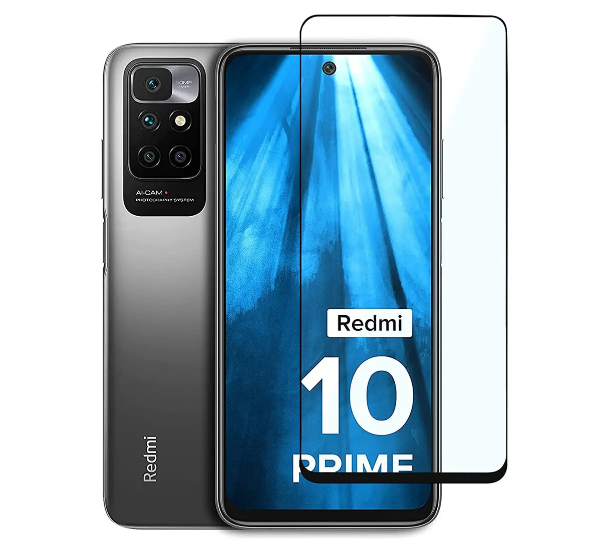 Dealsplant Premium Quality Super D Full Temper Glass For Redmi Note 10 Prime 1