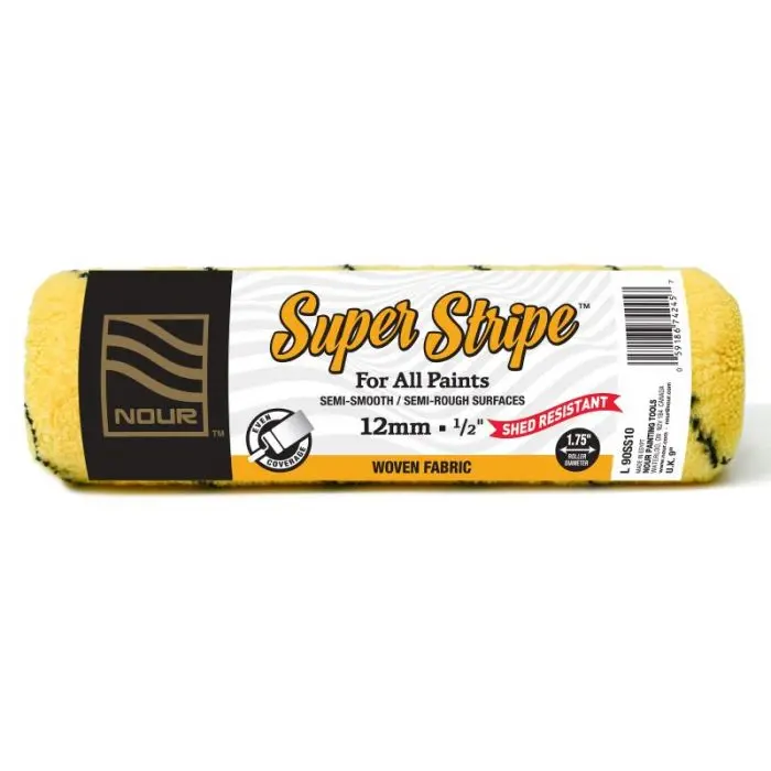 Nour Super Stripe 9" Roller Sleeve - Medium Pile 1