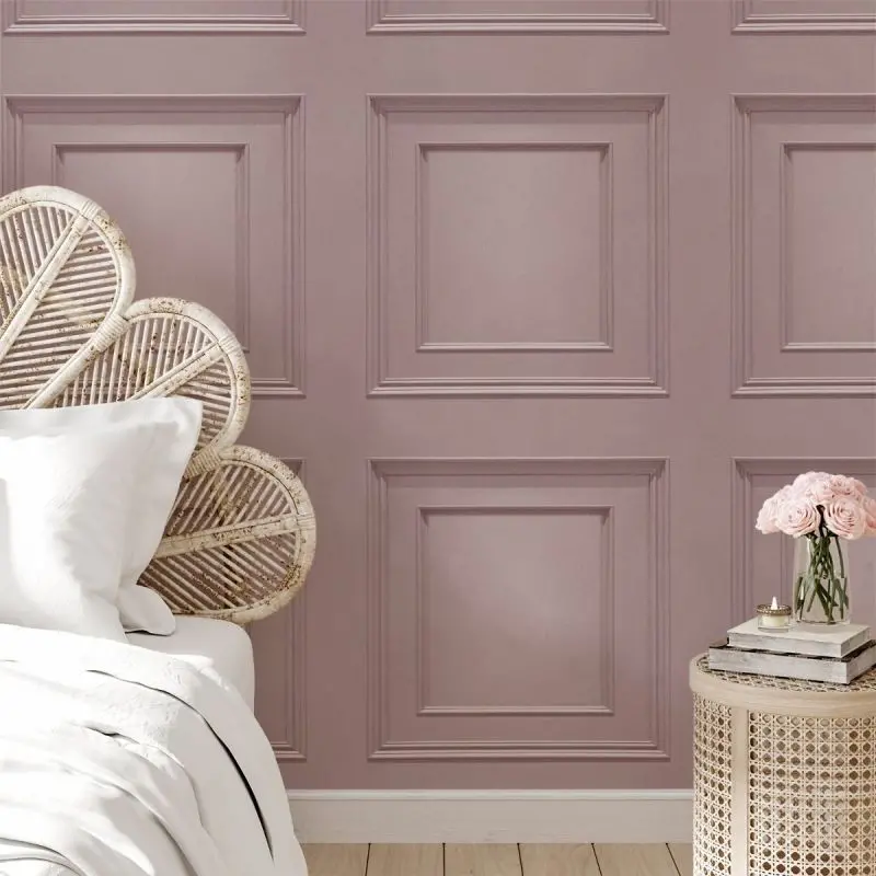 Oliana Wood Panel Effect Wallpaper 1