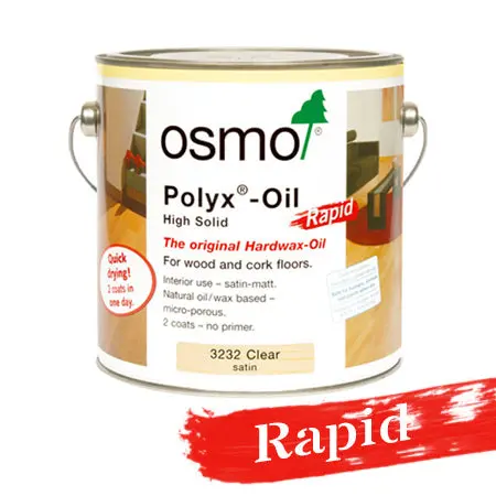 Osmo Polyx Oil Rapid (Clear Satin) - 3232 1