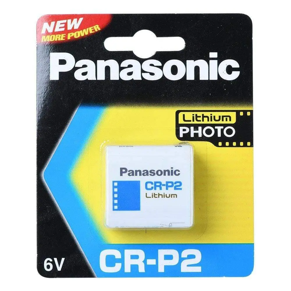 Panasonic Cr-P2 Lithium 6V Battery Photo Power 1