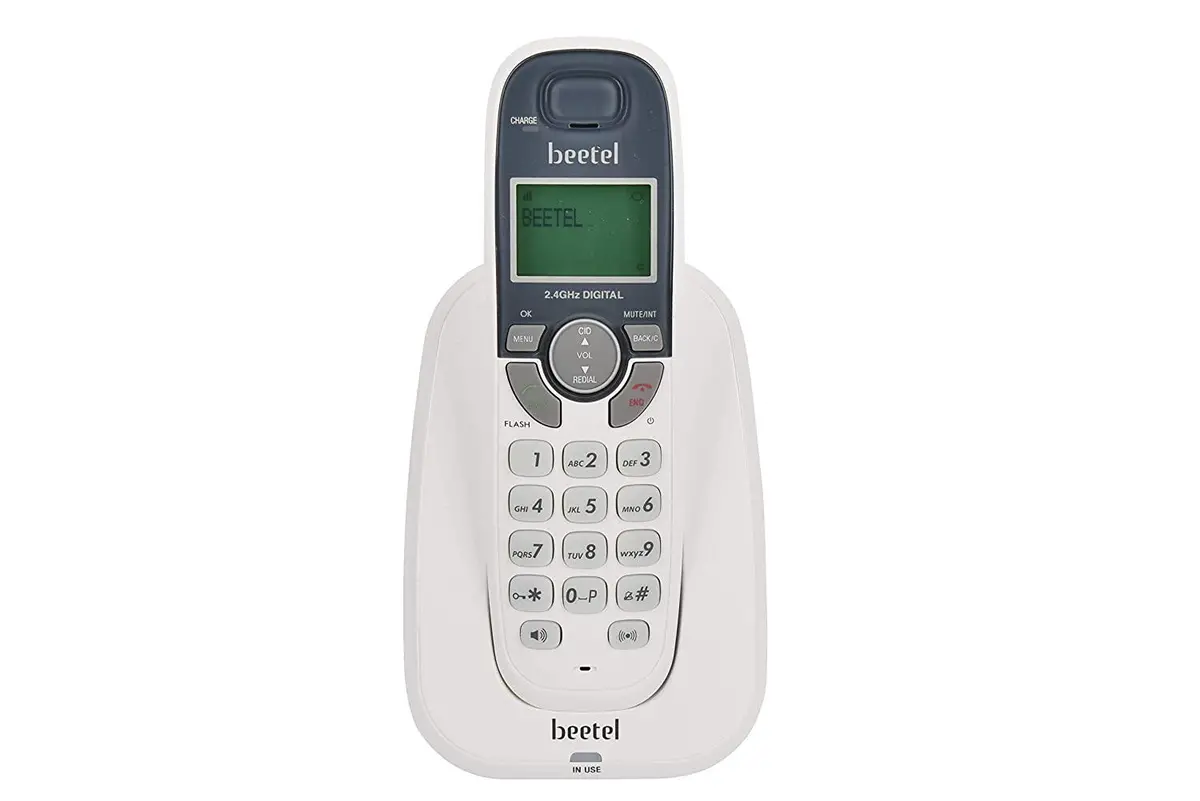 Beetel X-70 Black Cordless Phone 2