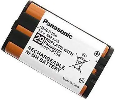Panasonic Hhr-P104 830Mah For Rechargeable Cordless Phone Battery (Pack Of 2) 2