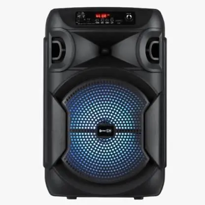 Enter Go Party Blaster 10 Wireless Bluetooth Party Speaker 20W Hd Sound With Wired Karaoke Mic, Inbuilt Fm, Aux, Led Lights Portable Indoor/Outdoor Party Speaker 20 W Bluetooth Laptop/Desktop Speaker  (Black, Stereo Channel) 1