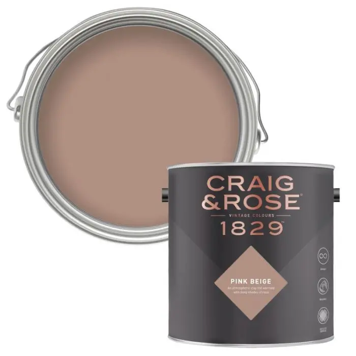 Craig & Rose 1829 Paint - Pink Beige 1