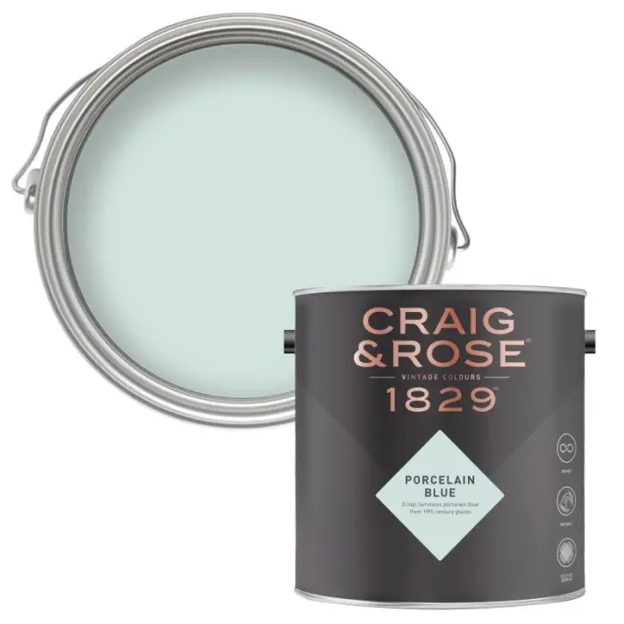 Craig & Rose 1829 Paint - Porcelain Blue 1