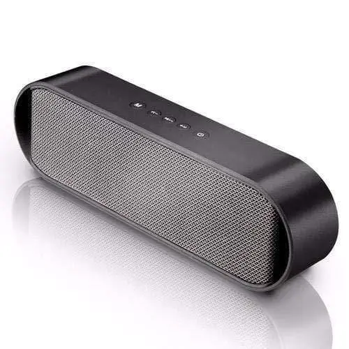 Pebble Groove Slide Portable Wireless Bluetooth Speaker With Fm/Usb/Tf Card Reader/Aux 1