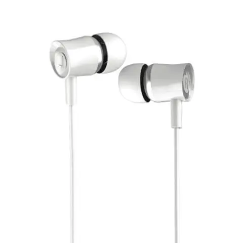 Pebble Strings Wired Earphones (Black/White) 1