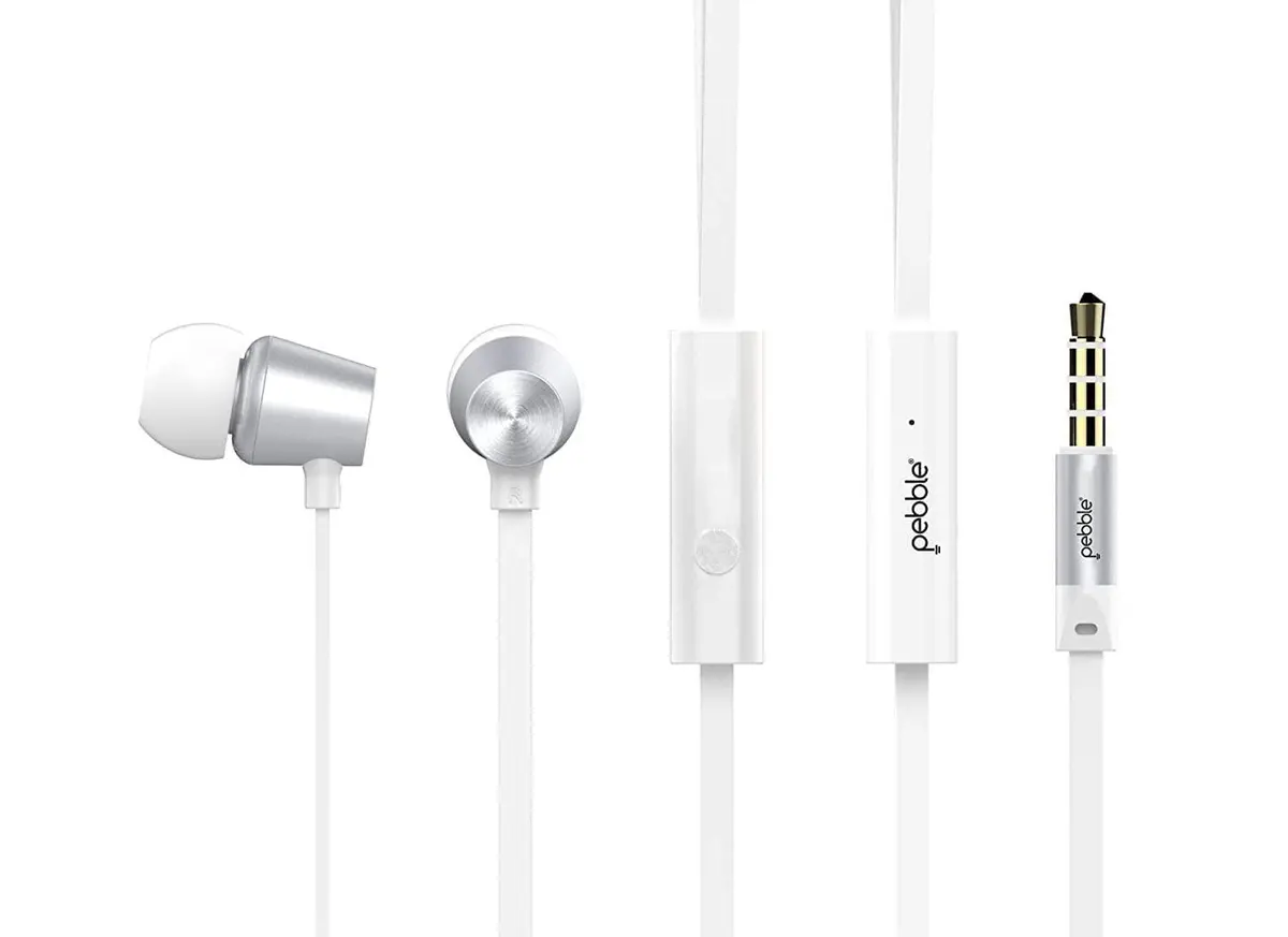 Pebble Crome Sweat-Proof Head Phone With Super Bass 2