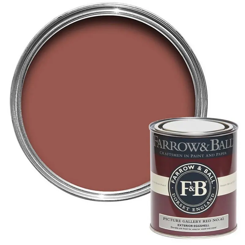 Farrow & Ball Picture Gallery Red No. 42 Paint - Image 8