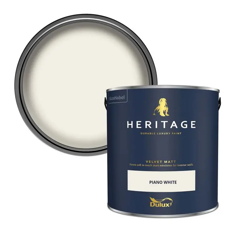 Dulux Heritage Matt Emulsion - Piano White 2