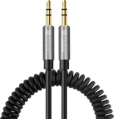 Portronics Konnect Aux 6 Por-1261 Spiral 1.5 M Aux Cable 1