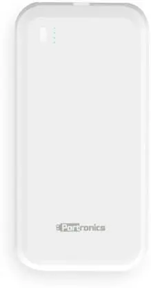 Portronics Power Brick 10 Por-1014, 10000Mah Power Bank With Led Indicator, 2.0A Dual Input (Type C + Micro Usb) And Dual Usb Output (2.1A + 1.0A) For All Android And Ios Devices (Black) 2