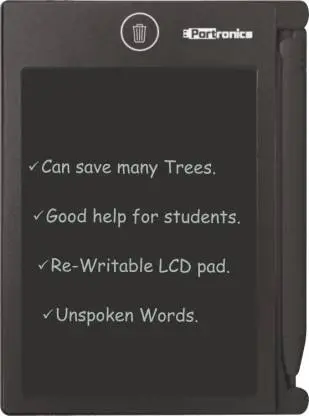Portronics Ruffpad 4.4 Por-059 4.4 Inch. Re-Writable Lcd Pad 1