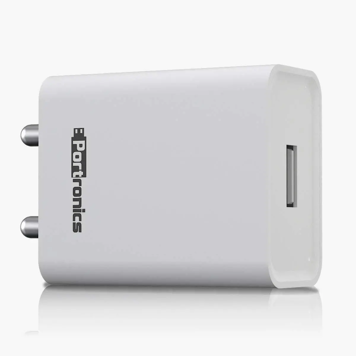 Portronics Adapto  Por-1062 Usb Wall Adapter With 2.4A Fast Charging Single Usb Port Without Cable 1
