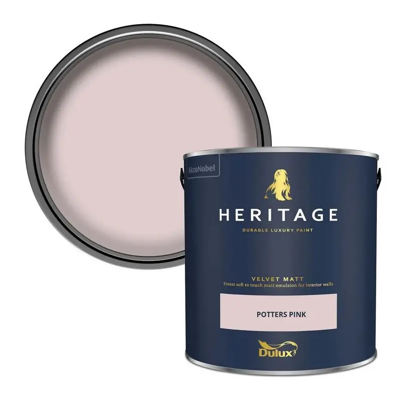 Dulux Heritage Potters Pink - Matt Emulsion 2