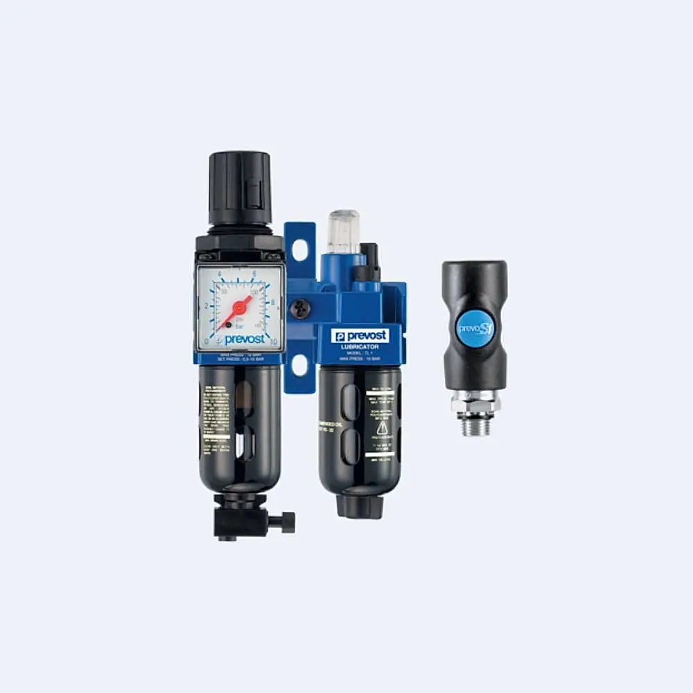 Prevost Alto 1 - G 1/8 - G 1/4 Compressed Air Treatment  2Pc – G 1/4 Bsi06 1