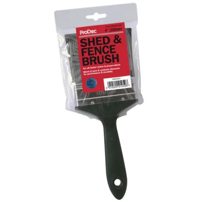 Prodec Shed And Fence Brush 4" Pbwd001 1