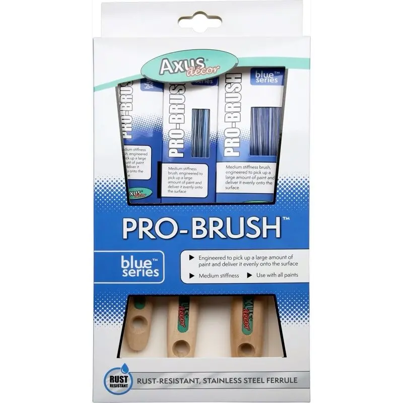 Axus Pro Blue Brush (3 Pack) 1