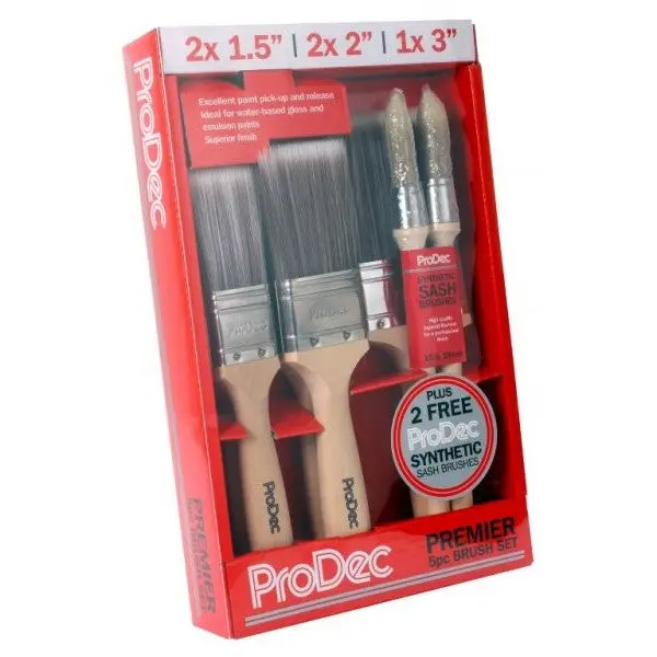 Prodec Premier Paint Brush Set - 7 Pack 1