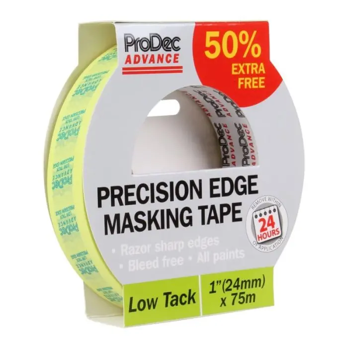 Prodec Advance Precision Edge Masking Tape - 50M (Plus 50% Free) 1