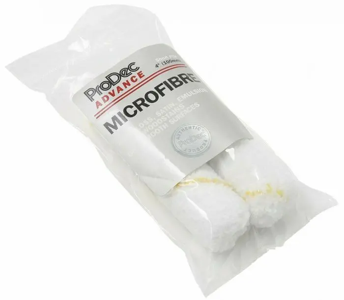 Prodec Microfibre 4" Roller Sleeves - Short Pile 1