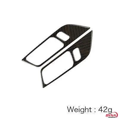 Dynacarbon™️ Carbon Fiber Door Handle Trim Kit For Ford Mustang 2015-2023 5