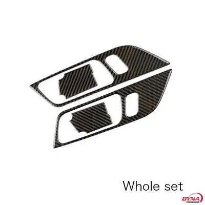 Dynacarbon™️ Carbon Fiber Door Handle Trim Kit For Ford Mustang 2015-2023 4