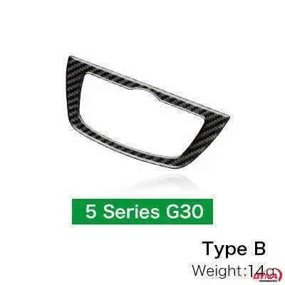 Dynacarbon™️ Carbon Fiber Headlight Switch Trim For Bmw 5 Series G30 528I 530I 540I 2