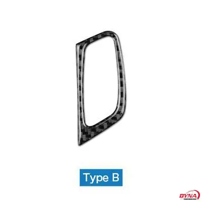 Dynacarbon™️ Carbon Fiber Lhd Ignition Trim Overlay For Bmw E70 X5 E71 X6 2008-2013 2