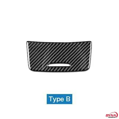 Dynacarbon™️ Carbon Fiber Center Console Panel Trim Overlay For Mercedes Benz A Class Cla Gla 2013-2018 2