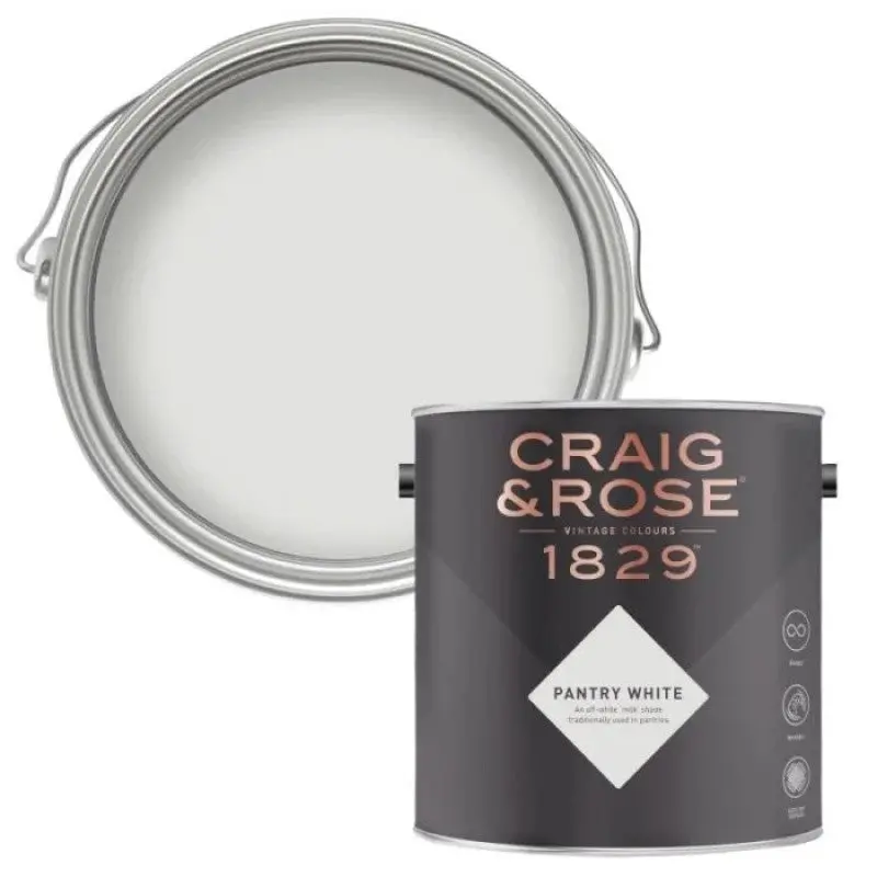 Craig & Rose 1829 Paint - Pantry White 1