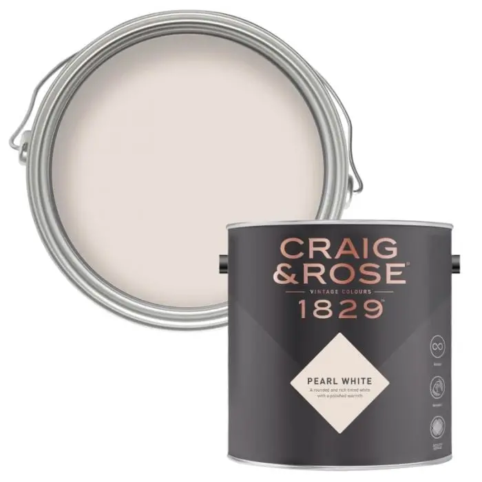 Craig & Rose 1829 Paint - Pearl White 1