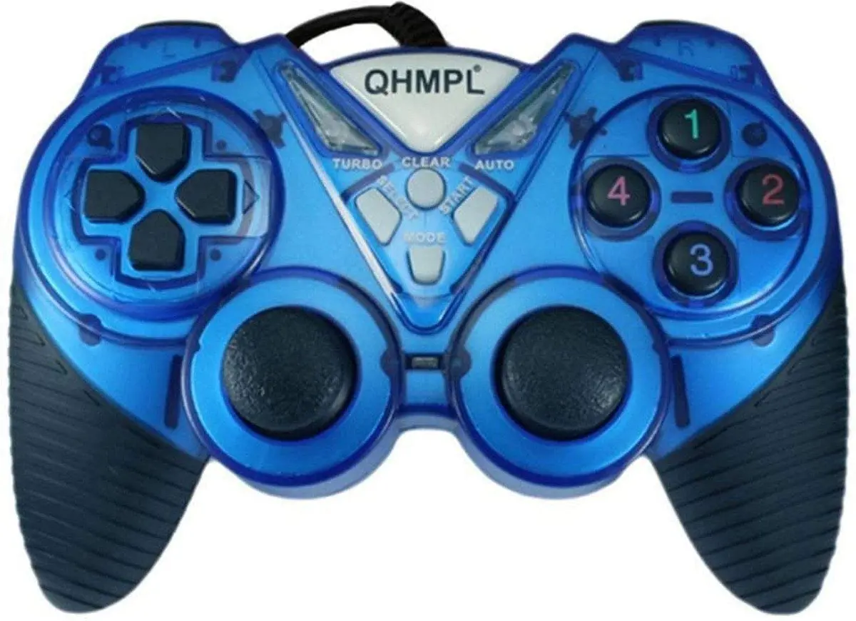 Quantum Qhm7487-2V-C Double Vibration Usb Game Pad With Turbo Functions 1