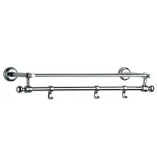 Jaquar Queen's Towel Rack 18-Inch Aqn-Chr-7781B 1