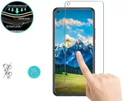 Dealsplant Premium Quality Super D Full Temper Glass For Realme 9 Speed 1