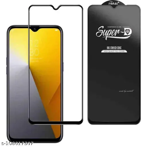 Dealsplant Premium Quality Super D Full Temper Glass For Realme Mi 1