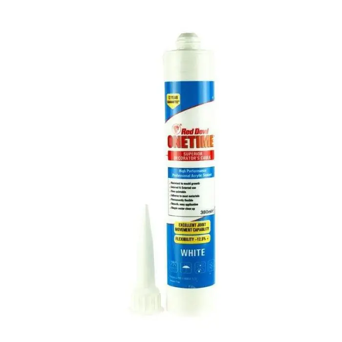 Red Devil One Time Decorator's Caulk - White 380Ml 1