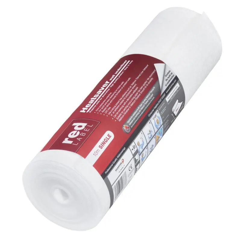 Red Label Heatsaver Wall Underliner - 10M Single 1
