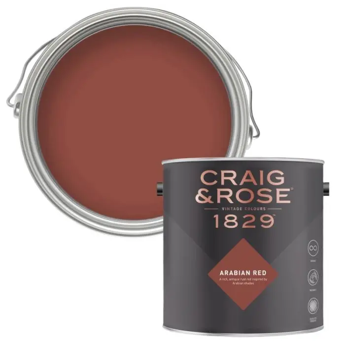 Craig & Rose 1829 Paint - Arabian Red 1
