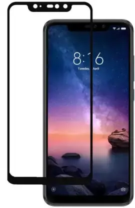 Dealsplant Premium Quality Super D Full Temper Glass For Redmi Note 6Pro 1