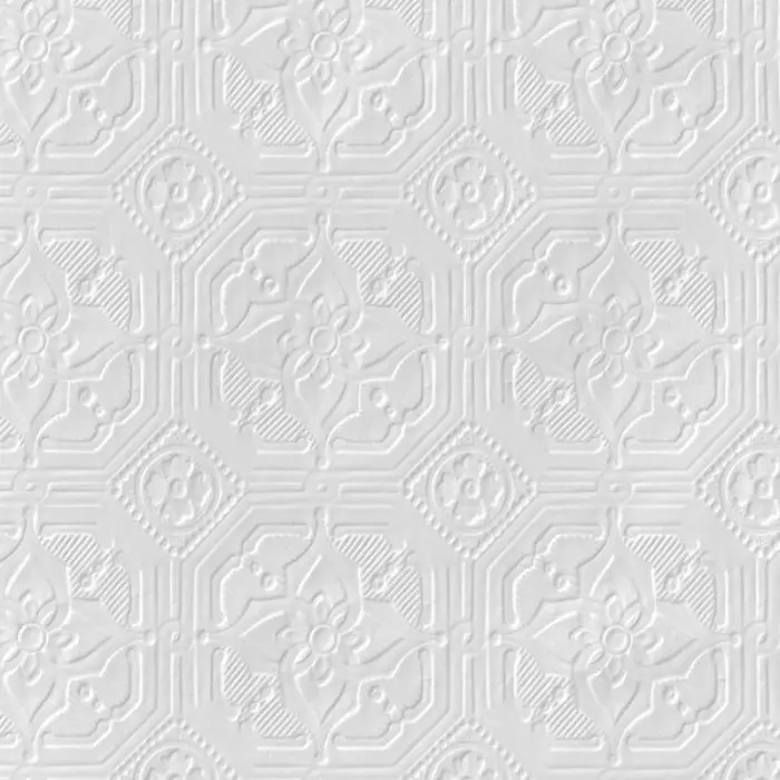Anaglypta Original Derby Wallpaper White 1