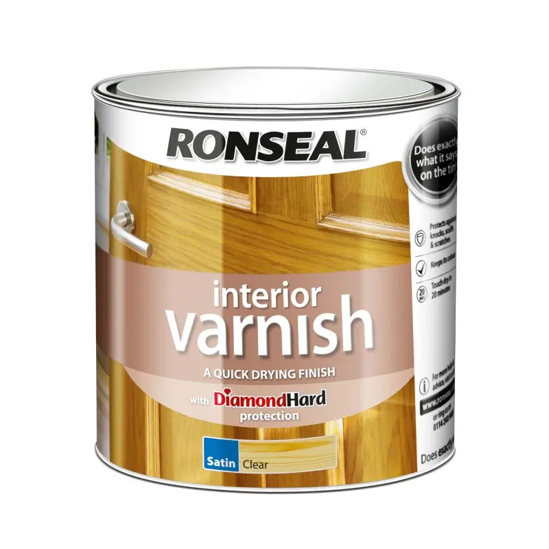 Ronseal Interior Varnish - (Matt/Satin) 5